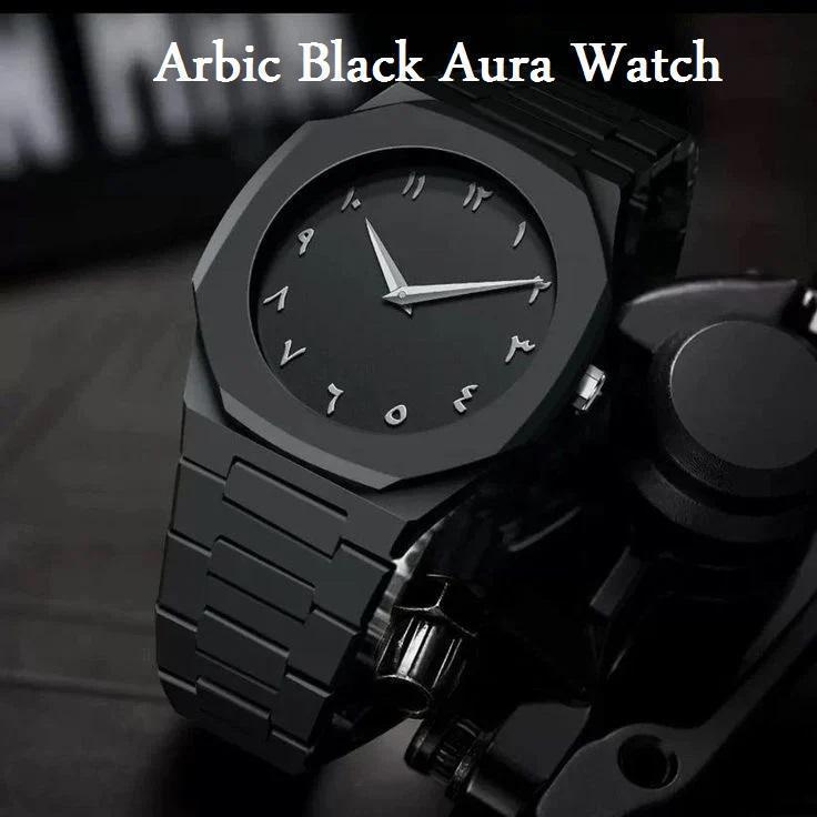 "Arabic Cora Watch – Timeless Elegance with an Arabic Touch"
